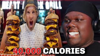 Eating Americas HIGHEST CALORIE BurgerDOUBLED [upl. by Desmond460]