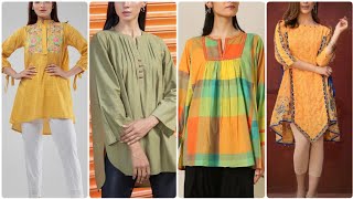 Latest Lawn Cotton KurtiKurta Designs Stylish Lawn Shirts Design For Girls 2023 [upl. by Walcott]