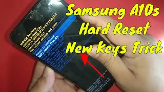 Samsung Galaxy A10S Hard Reset [upl. by Allebasi216]