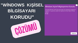 WİNDOWS SMARTSCREEN KİŞİSEL BİLGİSAYARI KORUDU ÇÖZÜMÜ [upl. by Rosco]