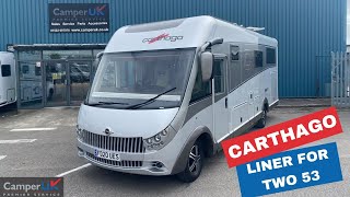 2020 Carthago Liner For Two 53  For Sale at Camper UK [upl. by Janette]