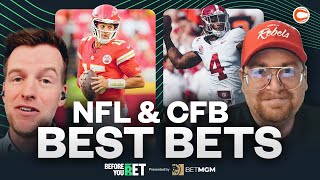 NFL WEEK 4 PICKS amp BEST BETS  CFB WEEK 5 BETS WITH BRAD POWERS [upl. by Bernadene]