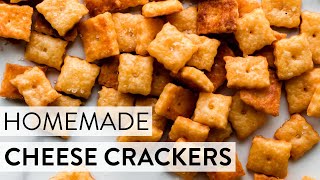 Homemade Cheese Crackers  Sallys Baking Recipes [upl. by Tessi]