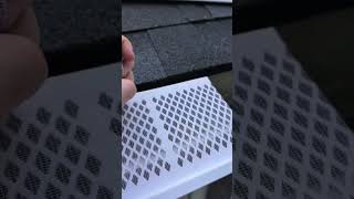 How to install Amerimax gutter guards howto gutterguards rain leaves rainprotector [upl. by Hightower720]