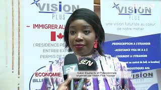 SALON ETUDIANTS ET PROFESSIONNELS ORGANISE PAR VISION PLUS VOYAGE [upl. by Kacy419]