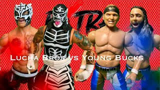 Lucha Bros vs Young Bucks [upl. by Oalsecnew]