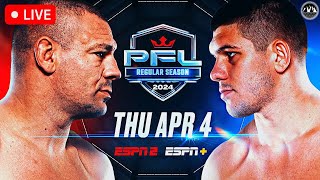 PFL 1 2024 Regular Season  LIVE STREAM  MMA FIGHT COMPANION Professional Fighters League 1 ESPN [upl. by Eenet]