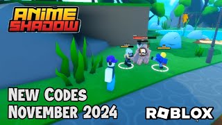 Roblox Anime Shadow New Codes November 2024 [upl. by Nwahsar]