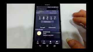 Sony Xperia Z Antutu Benchmark Test [upl. by Ostap843]