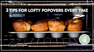 3 Tips for Lofty Popovers Yorkshire Pudding Every Time [upl. by Thormora]