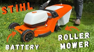 Lets Review The STIHL RMA448RV Battery Powered Roller Lawn Mower [upl. by Rastus]