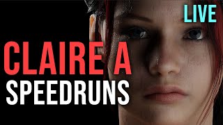 Speedruns de Claire A no Padrão 120fps PC mais competitiva  Resident Evil 2 Remake [upl. by Esilram219]