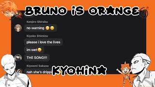 BRUNO IS ORANGEkyohinaLive AUShohntashyohnta [upl. by Blodget]