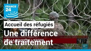 Accueil des réfugiés  une différence de traitement selon les populations • FRANCE 24 [upl. by Beghtol]