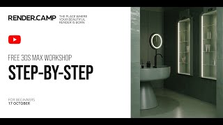 Stepbystep Rendering Tutorial  3Ds Max  Corona Render  Interior Visualization for Beginners [upl. by Irami531]