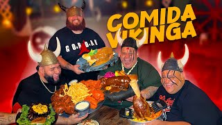 PROBANDO comida VIKINGA en VALHALLA BIGampFASHION [upl. by Latsirhc156]