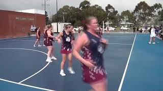 Wimmera FNL RD17 Netball 2024 Horsham Demons vs Warrack [upl. by Atteoj]