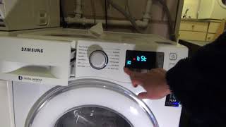 How to tip 18  Enter Service CycleTest mode Samsung Ecobubble Washing Machine [upl. by Pris522]