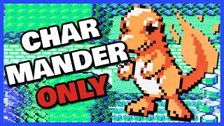 I Beat Pokémon Blue With JUST Charmander [upl. by Feldstein]