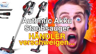 Authmic akku staubsauger  kabelloser staubsauger mit 25000pa saugkraft und 50 min laufzeit  der ul [upl. by Ilat]