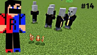 Defeating a raid for totem in my Survival world  MCPE Survival Series Part 14  OrRishabhBhaii [upl. by Hawley754]