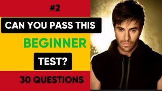 Test Your Spanish Level  A1 Spanish  Spanish Level Test  Test 2 [upl. by Siocnarf645]