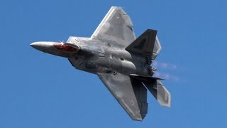 2023 Great Pocono Raceway Airshow  F22 Raptor Demonstration [upl. by Supple553]