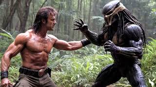 John Rambo vs Predator Yautja variants crossover  action movie hero amp scifi villain multiverse [upl. by Lewert227]