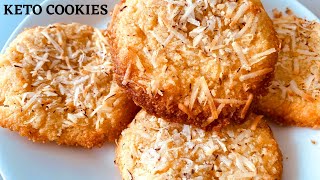 Coconut amp Almond Keto Cookies  keto diet  How to Make Keto Cookies  Almond Cookies [upl. by Addy]