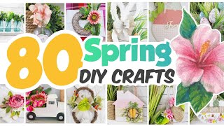 80 BRILLIANT Dollar Tree DIY Crafts for SPRING [upl. by Morice]