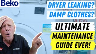 ULTIMATE Beko Condenser Tumble Dryer Maintenance Guide  Empty Water Tank Light Staying On or Leak [upl. by Kathy]