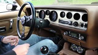 1976 Pontiac Trans Am start up and test drive [upl. by Aimej]