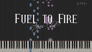 Fuel to Fire Piano Tutorial  Agnes Obel [upl. by Anavlis]