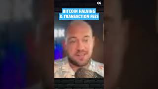 BITCOIN HALVING AND TRANSACTION FEES SHORTS [upl. by Gausman243]