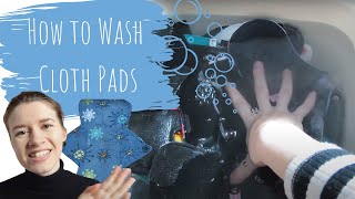 How to Wash Cloth Pads  Quick and Easy Method  No Stains [upl. by Enyaht]