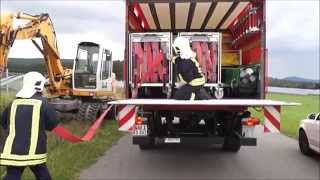 Waldbrand in Langenfeld Hohleborn  Feuerwehr Bad Salzungen [upl. by Tterag512]