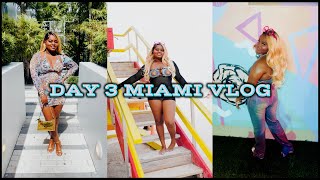 DAY 3 MIAMI VLOG TRYING BACON BITCH BEACH DAY amp ROOFTOP CINEMA 🫶🏽 [upl. by Noelyn]