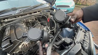 BMW E46 N42 N46 PCVCCV Valve System Replacement [upl. by Nylannej]