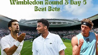 Wimbledon Round 3 Day 6 Predictions And Best Bets [upl. by Retrak976]