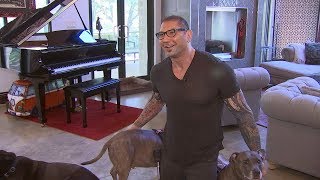 At home with former WWE superstar turned actor Dave Bautista [upl. by Clovis]