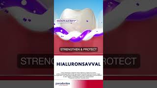 Új parodontax Gum Strengthen amp Protect hialuronsavval [upl. by Kessler]