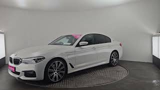 2018 BMW 5 Series 530 E M Sport Auto White [upl. by Ddene]