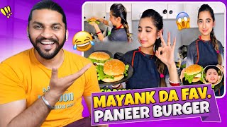 Angel Ne Bnaya Paneer Burger😂 [upl. by Bopp221]