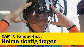 Tipps amp Tricks So sitzt der Fahrradhelm richtig  ÖAMTC [upl. by Sivert]