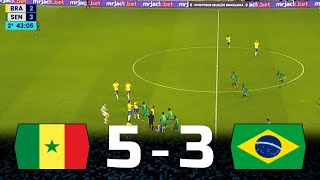 Last 2 Matches Sadio Mane Embarrassed Brazil and Neymar  2019 2023 Brazil vs Senegal [upl. by Aissila]