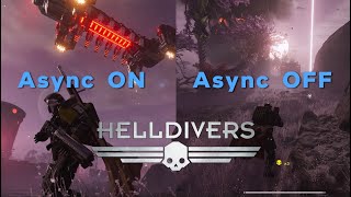 Async Compute  Better Performance  Helldivers 2 [upl. by Zacharie]