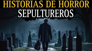 1 HORA DE RELATOS DE TERROR DE SEPULTUREROS  TERRORES EN CEMENTERIOS Y TUMBAS EMBRUJADAS  LCE [upl. by Shuman501]