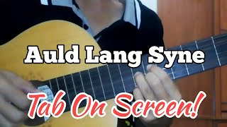 Auld Lang Syne  Fingerstyle GuitarPdf guitar tab in description [upl. by Rednaeel]