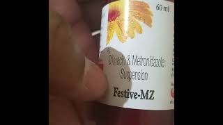 Antibiotics syrup Ofloxacin amp Metronidazole suspension FestiveMZ [upl. by Ettenowtna]