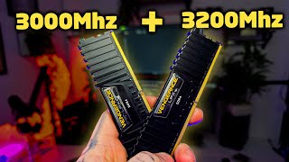 Can You Mix Different RAM Speeds of the same RAM  3000Mhz  3200Mhz [upl. by Sheba539]